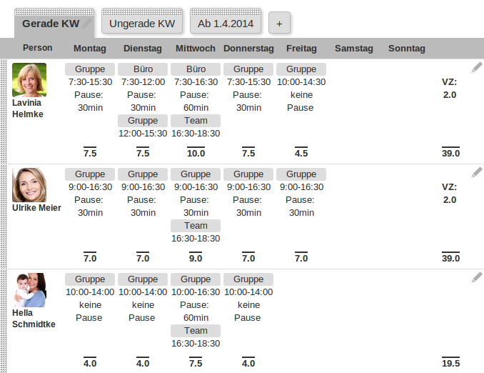 Dienstplan